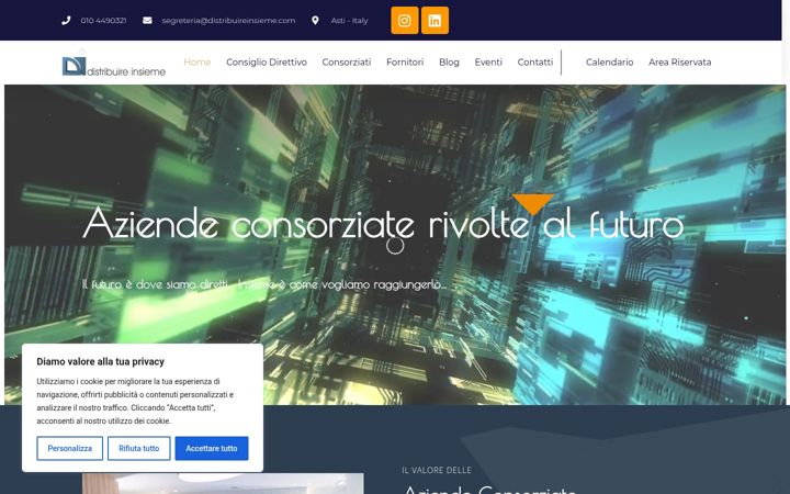 Screenshot of distribuireinsieme.com