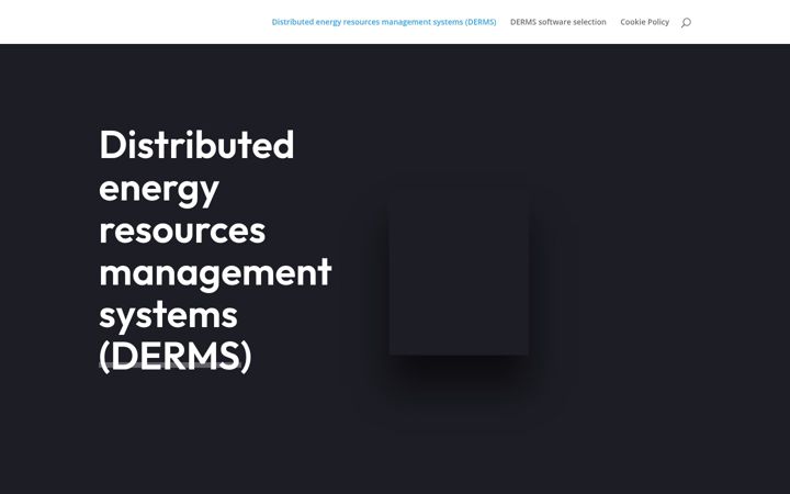Screenshot of distributed-energy-resource-management-systems.com