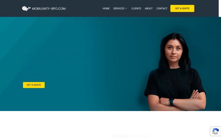 Screenshot of distributedrecruiters.com