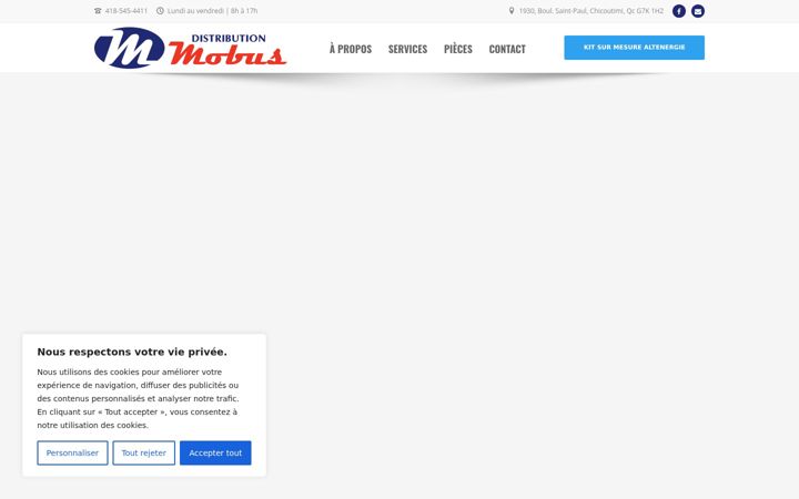 Screenshot of distributionmobus.com