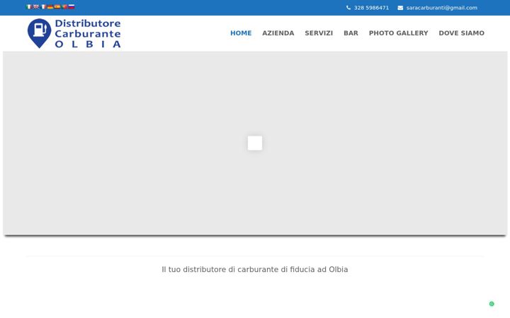 Screenshot of distributore-carburante-olbia.it