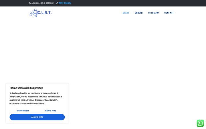 Screenshot of distributorecarburantemelfi.it