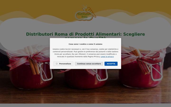 Screenshot of distributori.roma.it