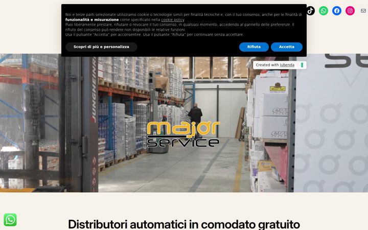 Screenshot of distributoriautomaticinapoli.it