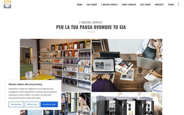 Screenshot of distributoriautomaticipiacenza.it