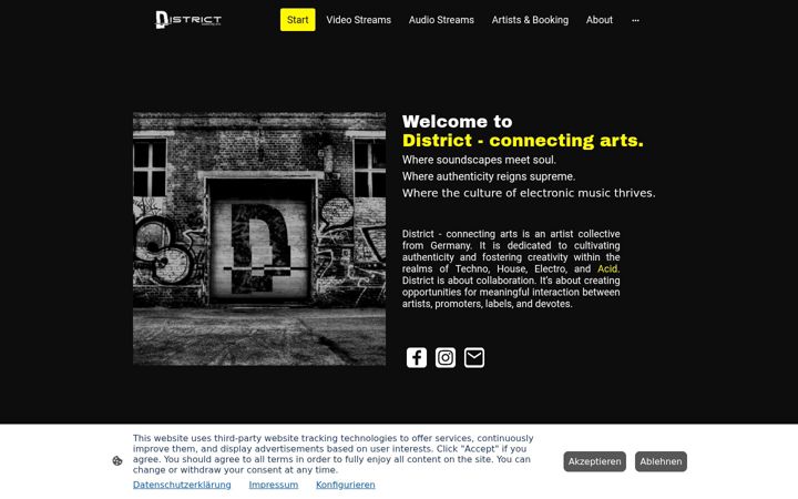 Screenshot of district-ca.de
