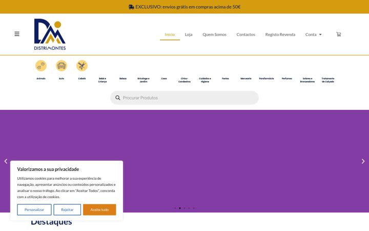 Ekrano kopija distrimontes.pt