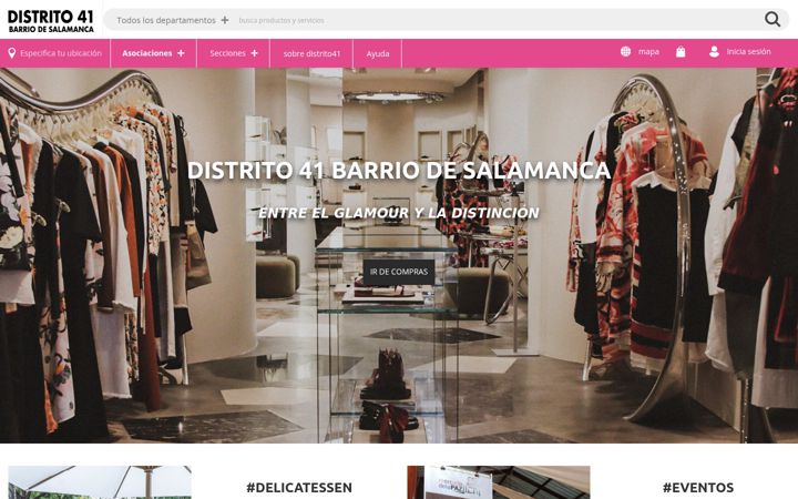 Screenshot of distrito41.store