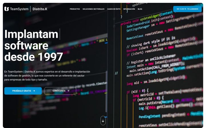 Screenshot of distritok.com