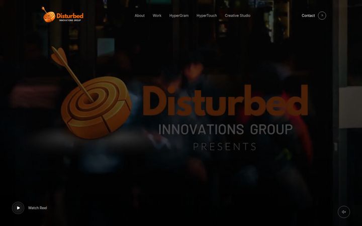 Screenshot of disturbedmediagroup.com
