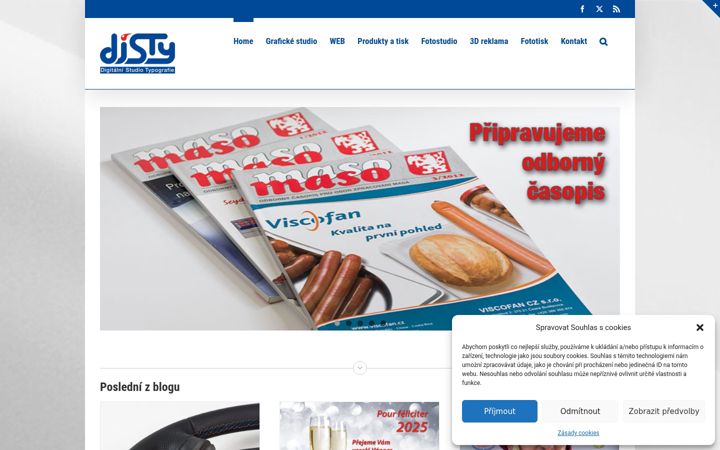 Zrzut ekranu disty.cz