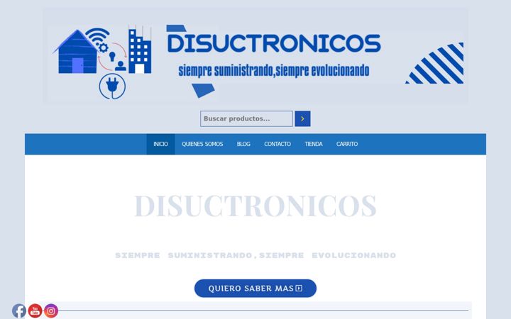 Screenshot of disuctronicos.com