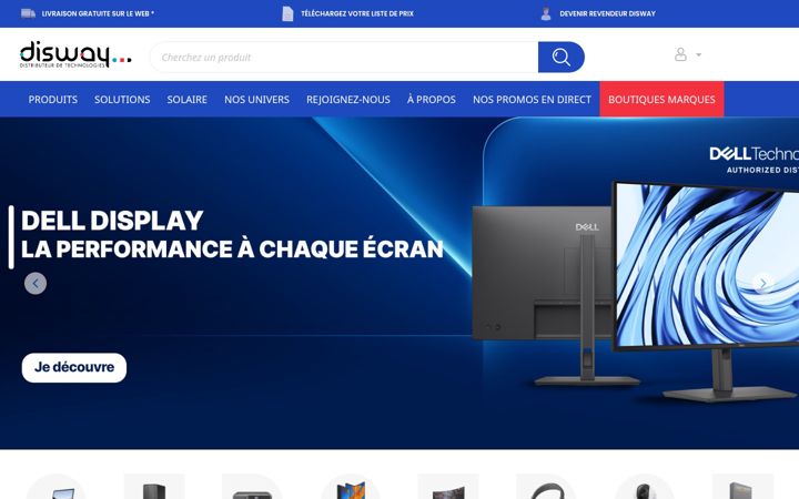 Screenshot of disway.com