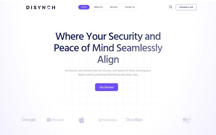Screenshot of disynch.com