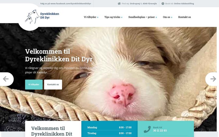 Screenshot von dit-dyr.dk