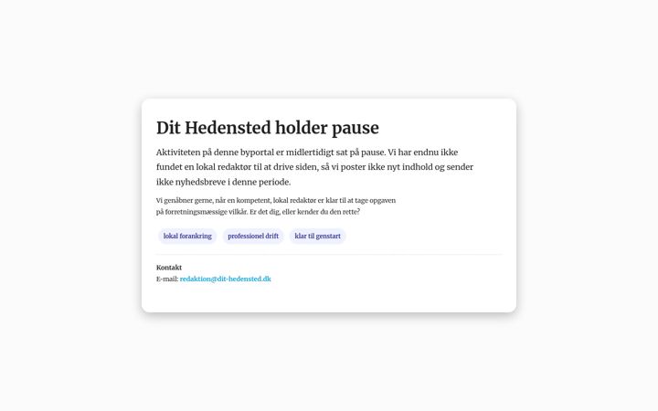 Posnetek zaslona dit-hedensted.dk