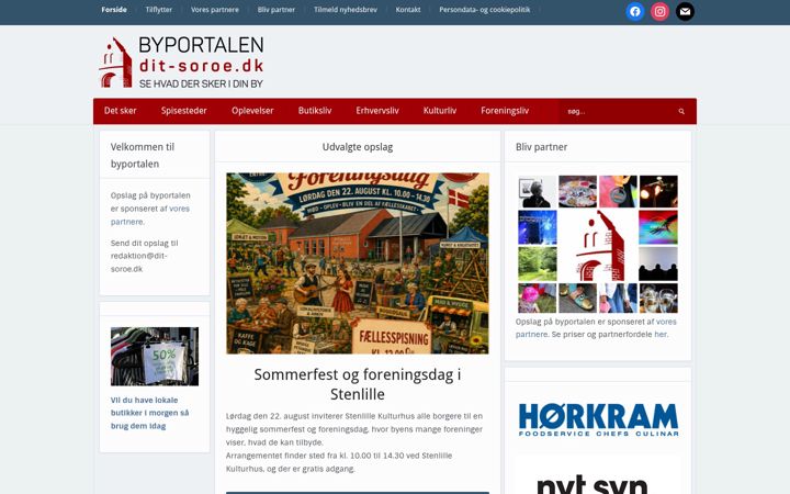 Posnetek zaslona dit-soroe.dk