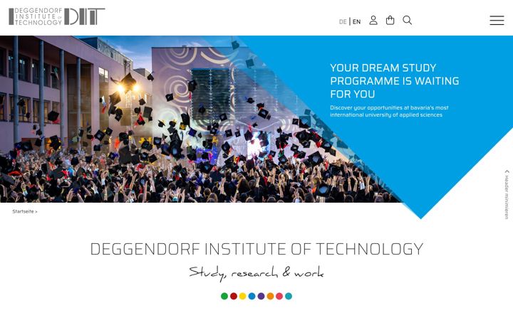 Screenshot di dit.edu