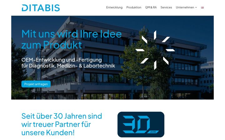 Screenshot of ditabis.de