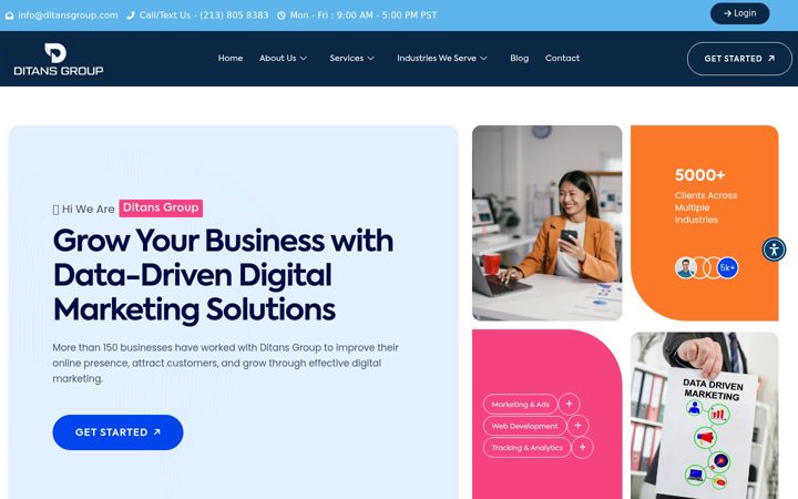 Screenshot of ditansgroup.com