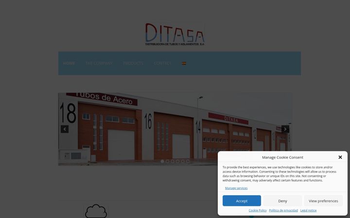 Snímek obrazovky ditasa.es