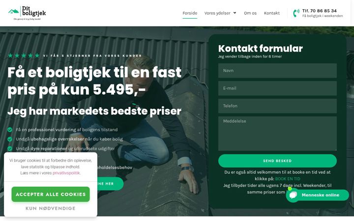 Posnetek zaslona ditboligtjek.dk