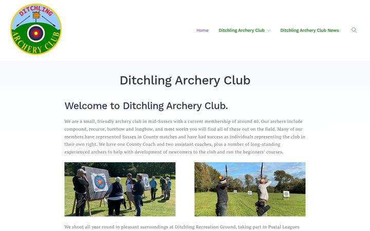 Screenshot di ditchlingac.org.uk