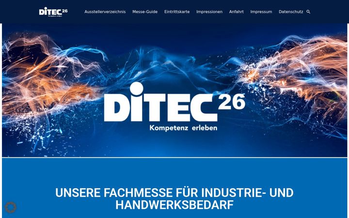 Screenshot of ditec.de