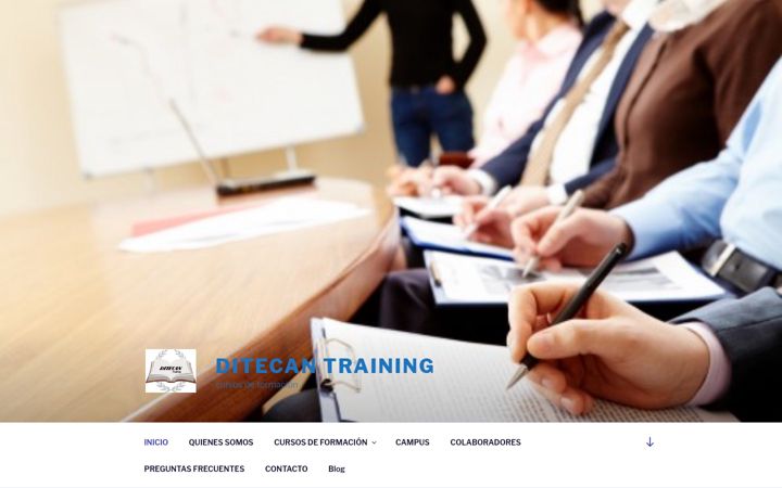 Snímek obrazovky ditecantraining.es