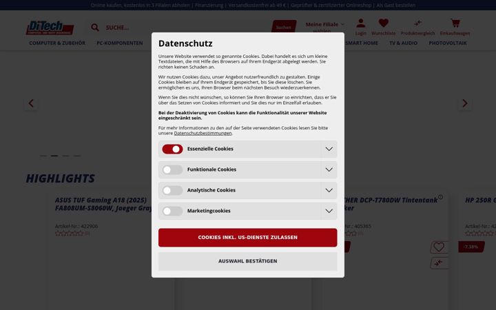 Screenshot of ditech.at