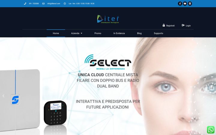 Screenshot of ditersrl.com