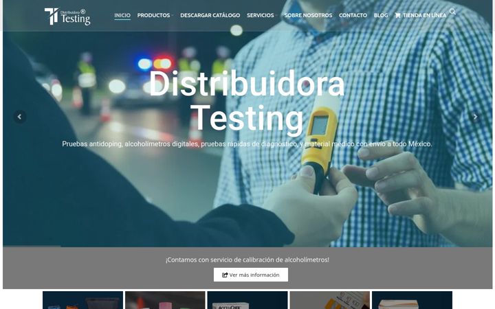Screenshot of ditestingmx.com