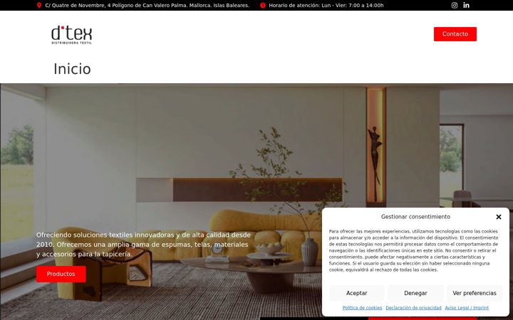 Screenshot of ditexmallorca.com