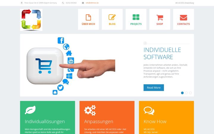 Screenshot stránky dithmer.de
