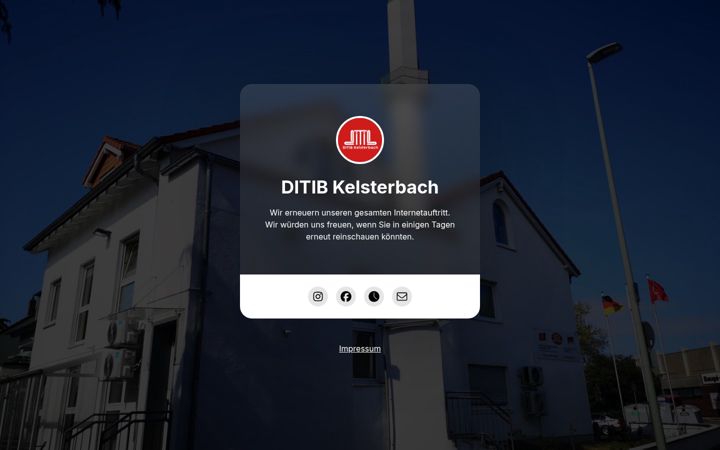 Screenshot stránky ditib-kelsterbach.de