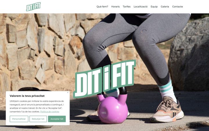Screenshot of ditifit.com