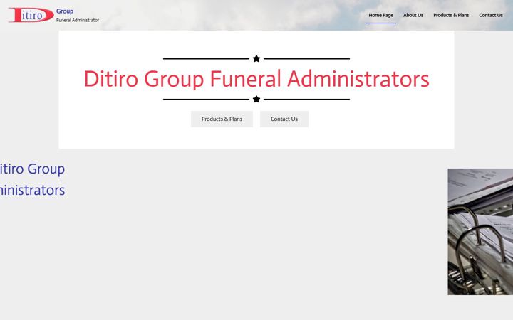 Screenshot of ditirogroup.co.za