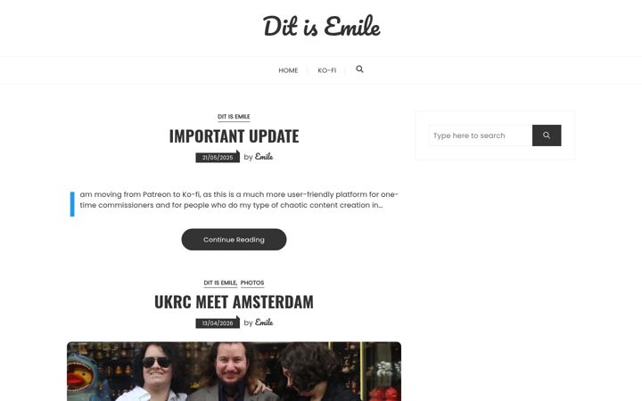 Screenshot of ditisemile.com