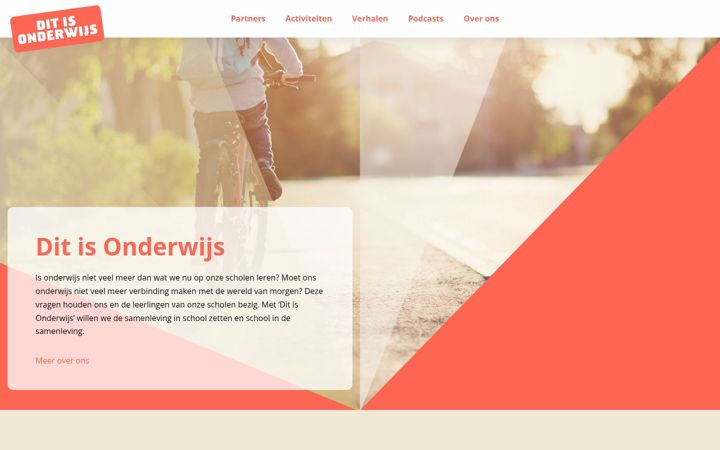Screenshot von ditisonderwijs.nl