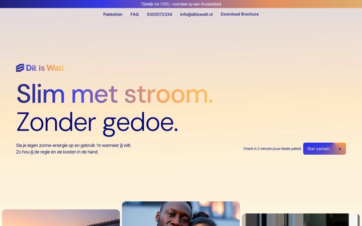 Ekrānuzņēmums no ditiswatt.nl