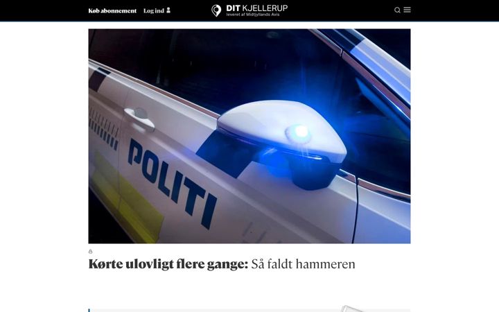 Posnetek zaslona ditkjellerup.dk