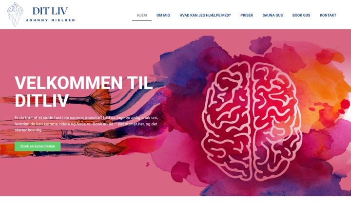 Posnetek zaslona ditlivjohnnynielsen.dk