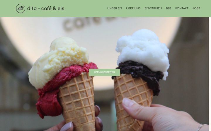 Screenshot of dito-eis.de