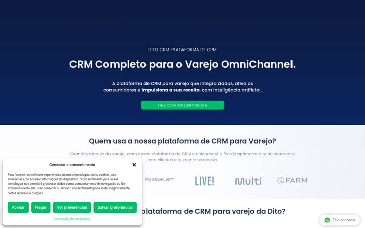Screenshot of dito.com.br