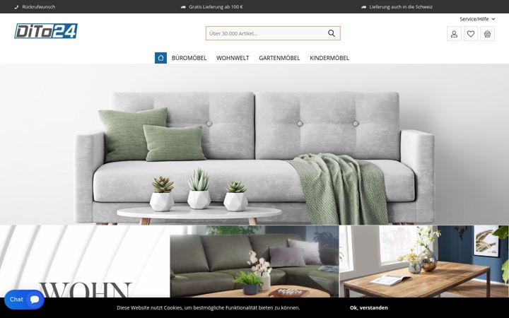 Screenshot of dito24.de