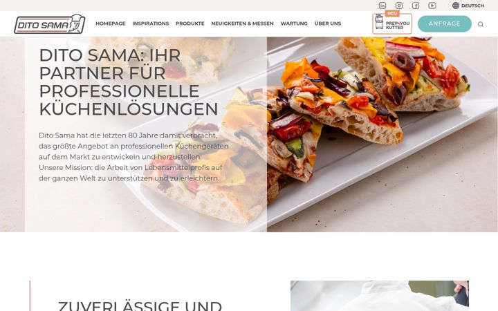 Screenshot of ditosama.de