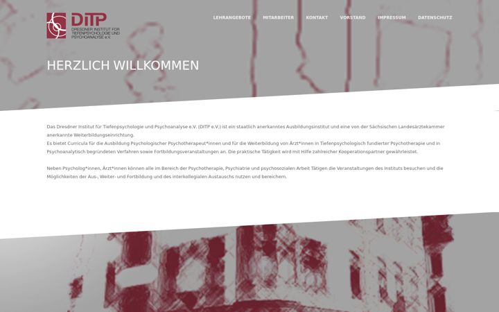 Screenshot of ditp-ev.de
