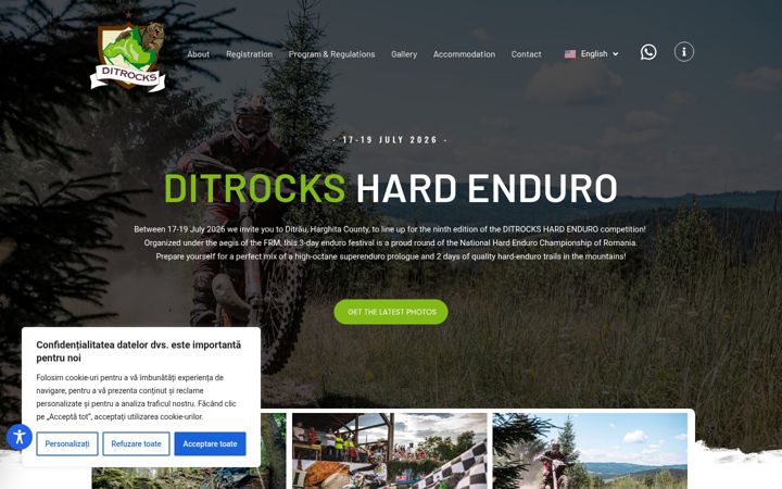 Екранна снимка на ditrocks.ro