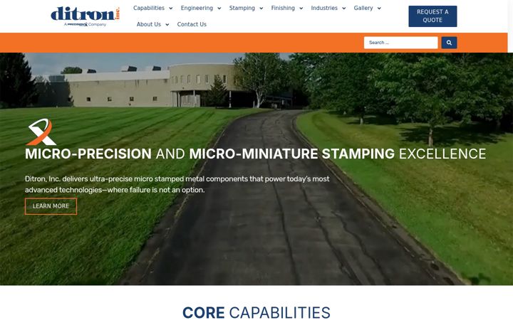 Screenshot of ditroninc.com