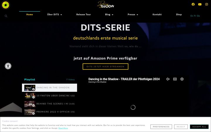 Screenshot of dits-serie.com